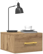 vidaXL Κομοδίνα 2 τεμ Τοίχου Μοντέρνος Δρυς 35x35x20 εκ