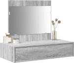 vidaXL Τοίχος με Είδη Περιποίησης Γκρι Sonoma 83x40x70 εκ