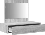 vidaXL Τοίχος με Είδη Περιποίησης Γκρι Sonoma 83x40x70 εκ