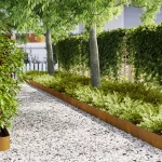 vidaXL Περίφραξη γκαζόν  10 τεμ 100x0.5x30 εκ Φθαρμένο ατσάλι