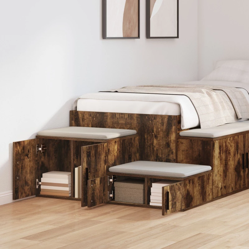 vidaXL Ντουλάπι Αποθήκευσης Καπνιστής Δρυς 103x41x40 εκ. Φτιαγμένο από Ξύλο