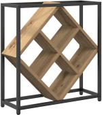 vidaXL Ράφι κρασιών Artisan Oak 51x18x52,5 εκ Επεξεργασμένο ξύλο