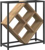 vidaXL Ράφι κρασιών Artisan Oak 51x18x52,5 εκ Επεξεργασμένο ξύλο