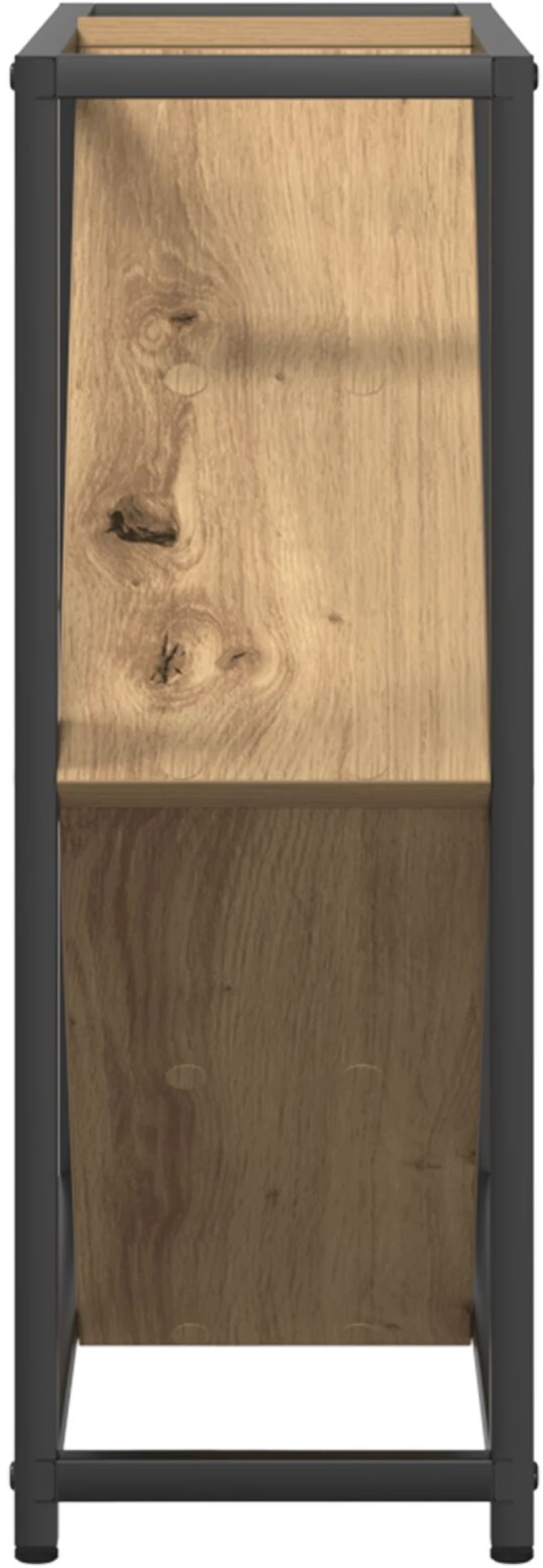 vidaXL Ράφι κρασιών Artisan Oak 51x18x52,5 εκ Επεξεργασμένο ξύλο