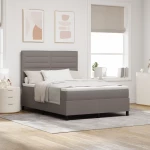 vidaXL Κρεβάτι Box Spring με Στρώμα Ταμπά 140x200 εκ. Ύφασμα