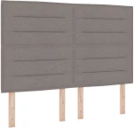 vidaXL Κρεβάτι Box Spring με Στρώμα Ταμπά 140x200 εκ. Ύφασμα