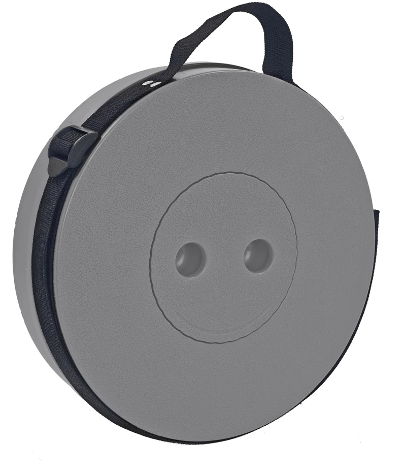 POWERTECH πτυσσόμενο καρεκλάκι HUH-0231, αντοχή έως 250kg, 25.5x45cm, γκρι
