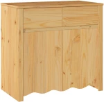 vidaXL Μπουφές "DRAMMEN" 79x43x75,5 εκ. Μασίφ Ξύλο Πεύκου