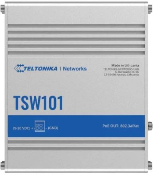 Switch|TELTONIKA|TSW101|5xRJ45|PoE ports 4|60 Watts|TSW101