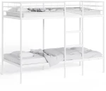 vidaXL Κουκέτα χωρίς στρώμα Λευκό 80x200 cm Ατσάλι