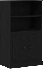 vidaXL Υψηλή ντουλάπα Μαύρη Δρυός 60x35.5x103.5 εκ. Επεξεργασμένο Ξύλο