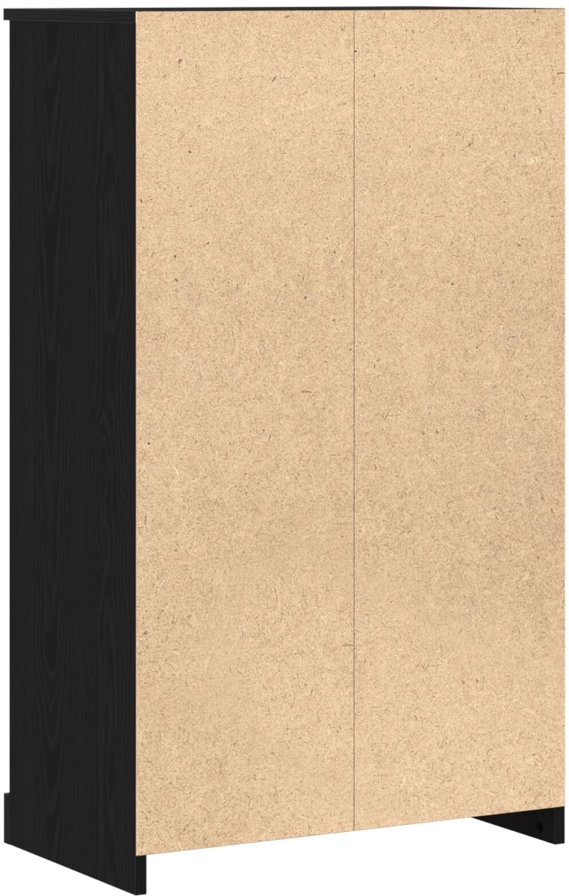 vidaXL Υψηλή ντουλάπα Μαύρη Δρυός 60x35.5x103.5 εκ. Επεξεργασμένο Ξύλο