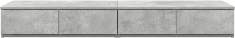 vidaXL Κομοδίνα Σκυρόδεμα Γκρι 120x36.5x16.5 εκ.