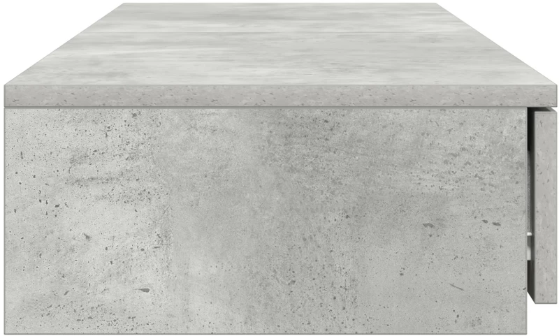 vidaXL Κομοδίνα Σκυρόδεμα Γκρι 120x36.5x16.5 εκ.
