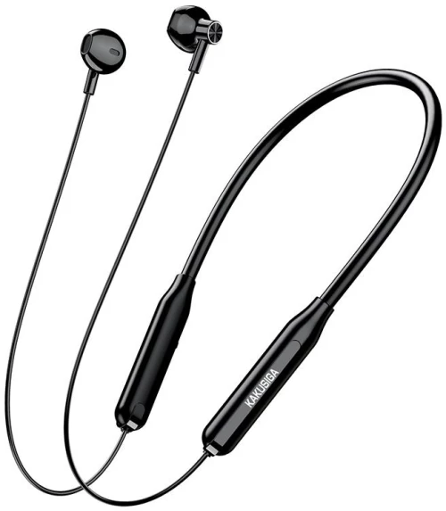 KAKUSIGA earphones KSC-1472 με μαγνήτη, Bluetooth, 10mm, 130mAh, μαύρα