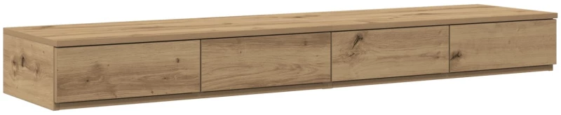 vidaXL Συρτάρια Κρεβατιού Καρυδιά 150x36,5x16,5 εκ Επεξεργασμένο Ξύλο