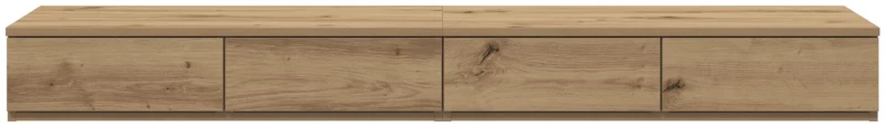 vidaXL Συρτάρια Κρεβατιού Καρυδιά 150x36,5x16,5 εκ Επεξεργασμένο Ξύλο