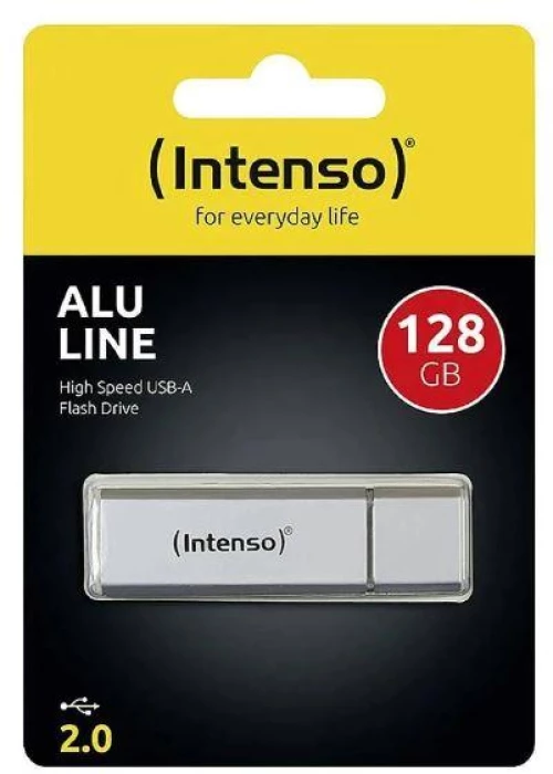 MEMORY DRIVE FLASH USB2 128GB/SILVER 3521496 INTENSO