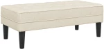 vidaXL Παγκάκι Λινό 113x57x39 εκ