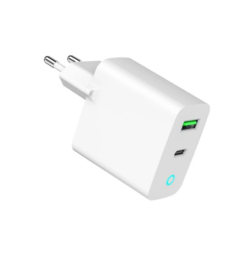 CHARGER USB 20W 2PORT/TA-UC-PDQC20L-W-01 GEMBIRD