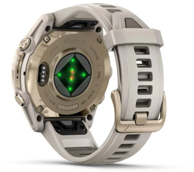 SMARTWATCH FENIX 8 SAPPHIRE/SOFT GOLD 010-02903-11 GARMIN