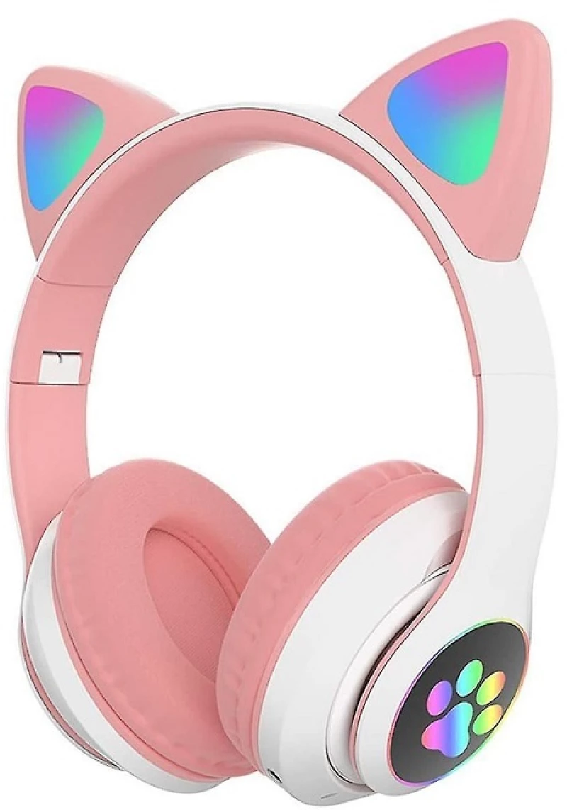 Ασύρματα ακουστικά - Cat Headphones - ST23M - 323230 - White/Pink