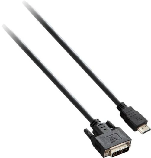 Καλώδιο HDMI σε DVI V7 V7E2HDMIDVID-02M Μαύρο 2 m