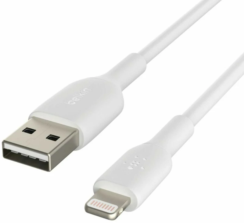 Καλώδιο USB σε Lightning Belkin CAA001BT1MWH Λευκό 1 m