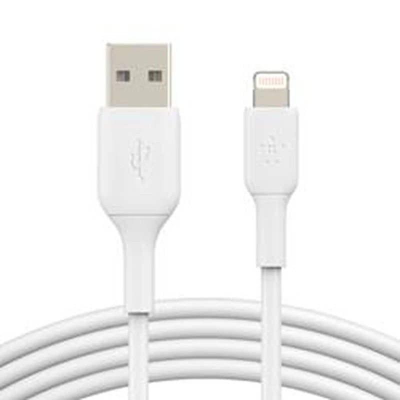 Καλώδιο USB σε Lightning Belkin CAA001BT1MWH Λευκό 1 m