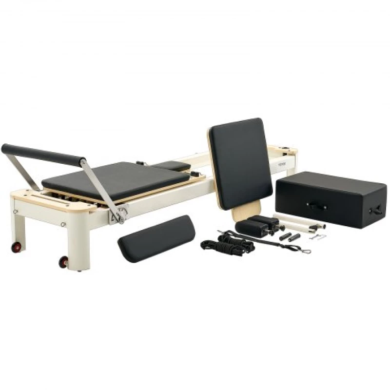 VEVOR Pilates Reformer Pilates Machine Home Gym Equipment with Resistance