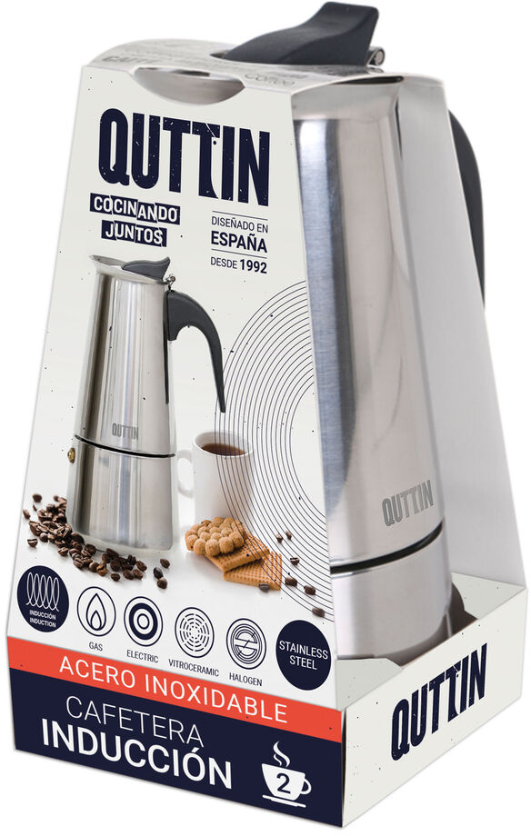 Ιταλικη καφετιερα Quttin 6 φλιτζάνια (x6)