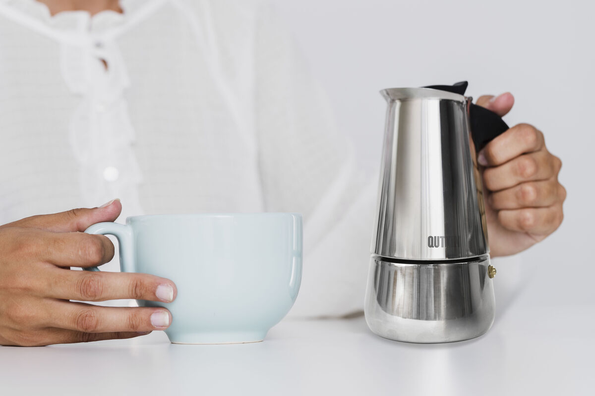 Ιταλικη καφετιερα Quttin 6 φλιτζάνια (x6)