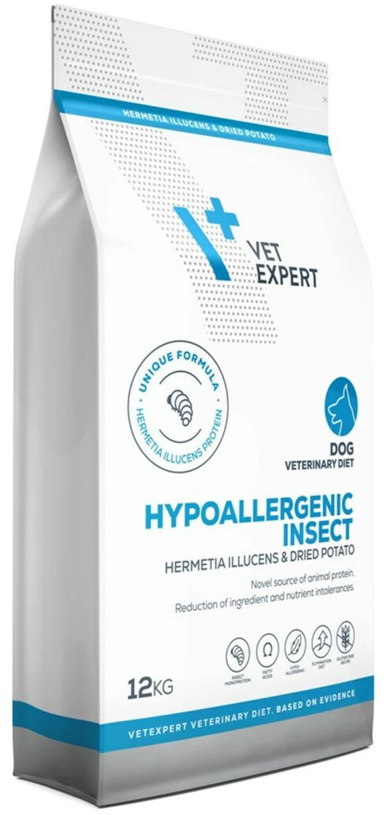 Φαγητό για ζώα VETEXPERT Hypoallergenic Insect Dog 12 kg
