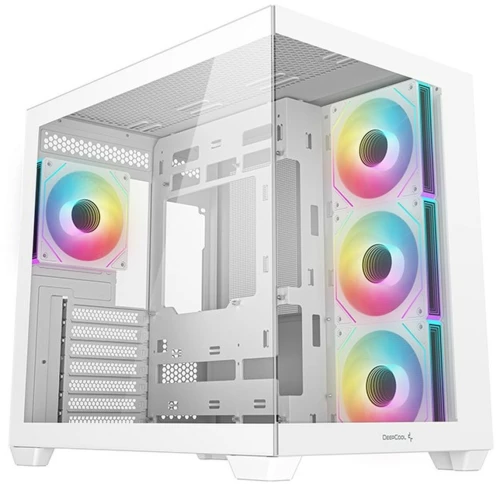 Κουτί Μέσος Πύργος ATX DEEPCOOL R-CG530-WHADA4-G-1 Λευκό Πολύχρωμο