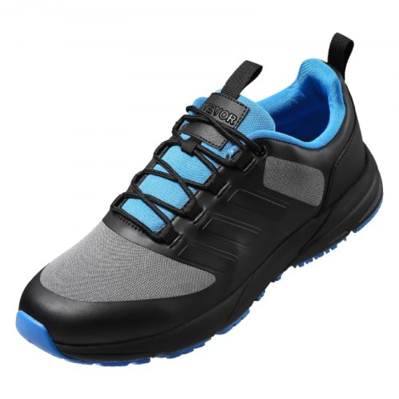 VEVOR Cross Training Shoes M Width Sneakers UK Size 9 Wide Toe Box Shoes Black