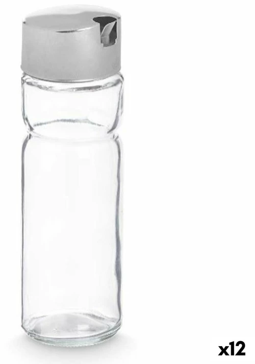 Λαδιέρα Vivalto OCT-TW022 Διαφανές Ασημί Μέταλλο Κρυστάλλινο Πλαστική ύλη 180 ml 4,6 x 15,7 x 4,6 cm (12 Μονάδες)