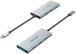 USB Hub Vention TOPHB Ασημί