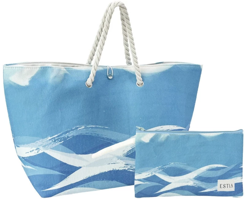 ESTIA ΤΣΑΝΤΑ ΘΑΛΑΣΣΗΣ TRANQUIL TIDES 63x20x36cm ΜΕ ΤΣΑΝΤΑΚΙ