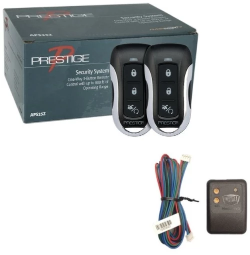 Voxx Prestige APS25Z Συναγερμός Αυτοκινήτου 1-Way με Ογκομετρικό MV3 Διπλής Ζώνης (Σετ)