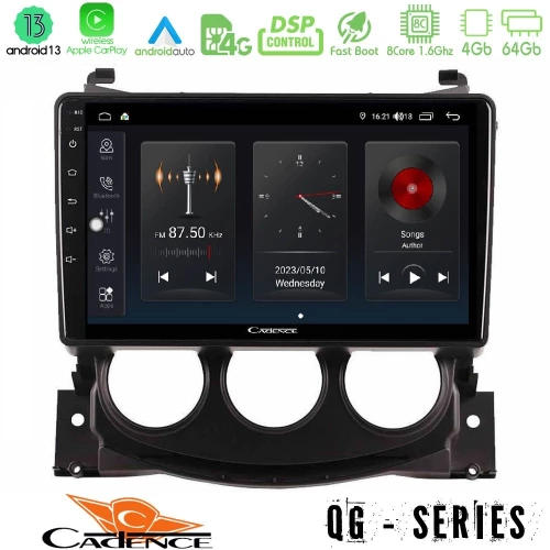 Cadence qg Series 8core Android13 4+64gb Nissan 370z 2009-2013 Navigation Multimedia Tablet 9" u-qg-Ns2078