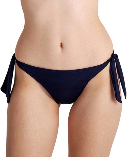 Blu4u Μαγιό Bikini Σλιπ "Solids" Κανονικό Δετό στο Πλάι - Μπλε