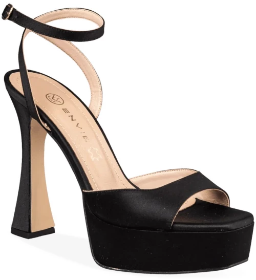 Envie Shoes Γυναικεία Παπούτσια Πέδιλα E02-21871-34 Μαύρο 129152