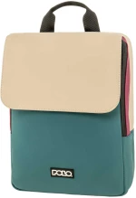 Σακίδιο Πλάτης Polo Breeze 10lt 15.6″ Μπεζ - Πετρόλ 902062-5800