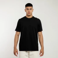 BE:NATION Essentials Crew Neck s/s Tee 05312501-01 BENATION Μαύρο
