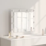 vidaXL Καθρέφτης Vanity με LED Φώτα Λευκό 60x55x18 εκ.