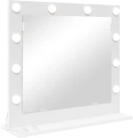 vidaXL Καθρέφτης Vanity με LED Φώτα Λευκό 60x55x18 εκ.