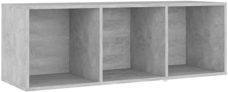 vidaXL Έπιπλα Τηλεόρασης 2 τεμ. Γκρι Σκυρ. 107x35x37 εκ. Μοριοσανίδα