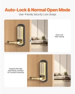 VEVOR Mechanical Keyless Entry Door Lock 14 Key Mechanical Door Lock Waterproof