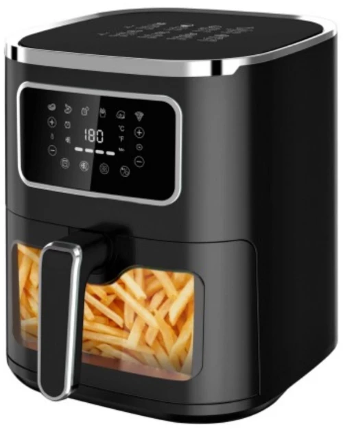 Φριτέζα με Αέρα Silver Dublin IP501AP Μαύρο Χάλυβας 1450 W 5 L