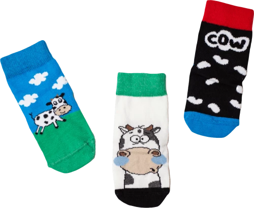 Βρεφικές Κάλτσες Σετ "Cow"